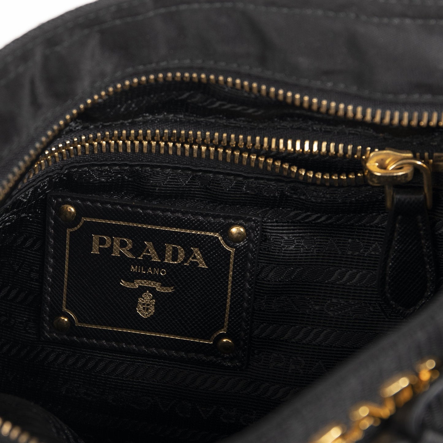 Prada Tessuto Logo Jacquard Crossbody Bag