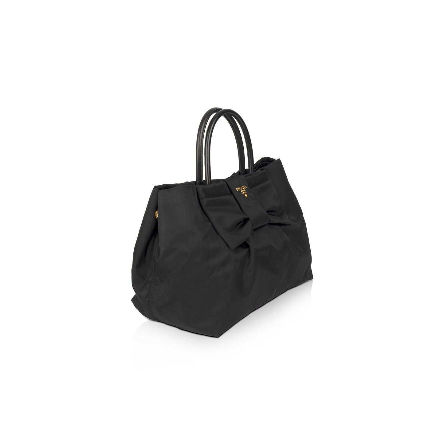 Prada Tessuto Nylon Bow Tote