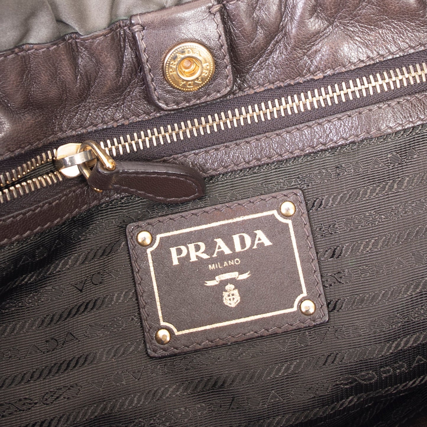 Prada Tessuto Nylon Logo Tote