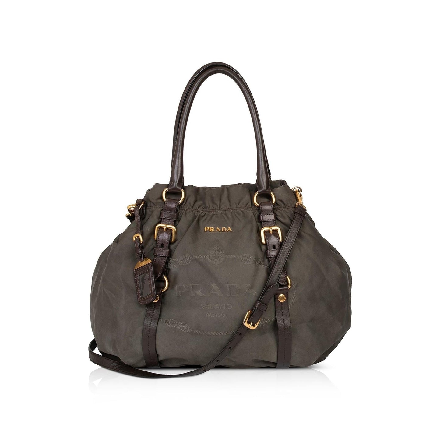 Prada Tessuto Nylon Logo Tote