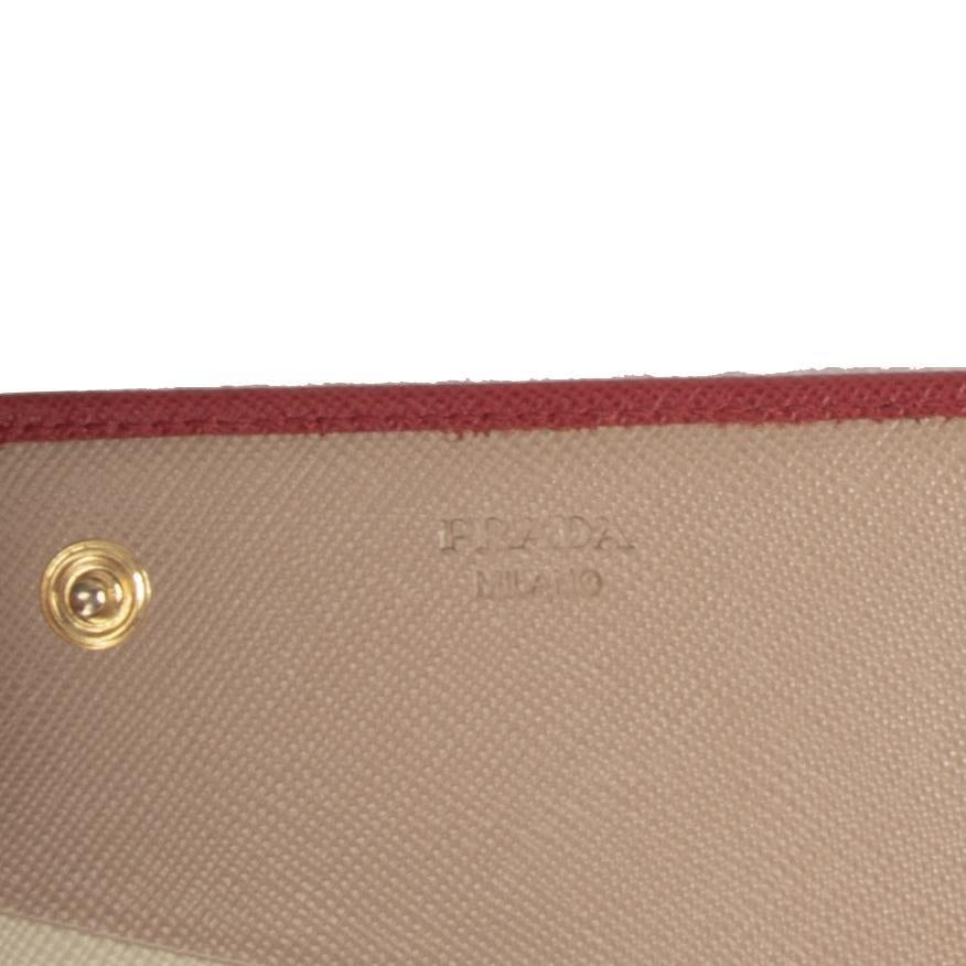 Prada Tri-Colour Saffiano Continental Wallet