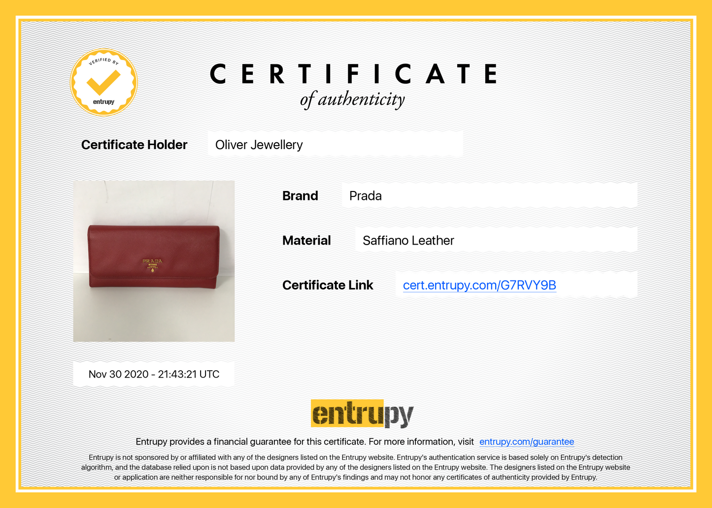 Prada Tri-Colour Saffiano Continental Wallet