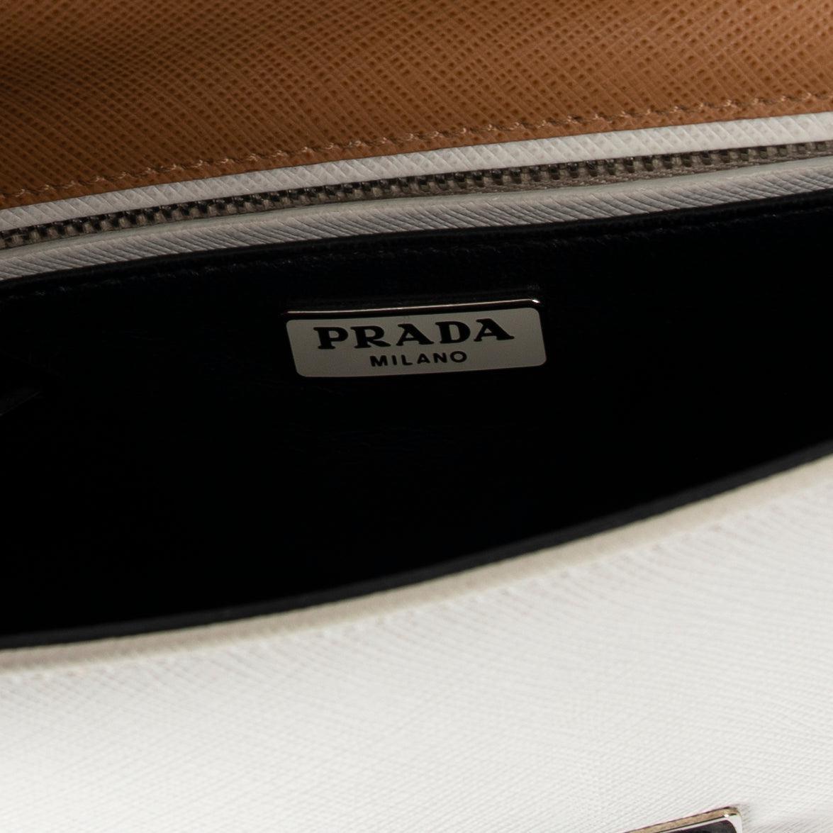 Prada Tricolour Saffiano Lux Sound Crossbody Bag