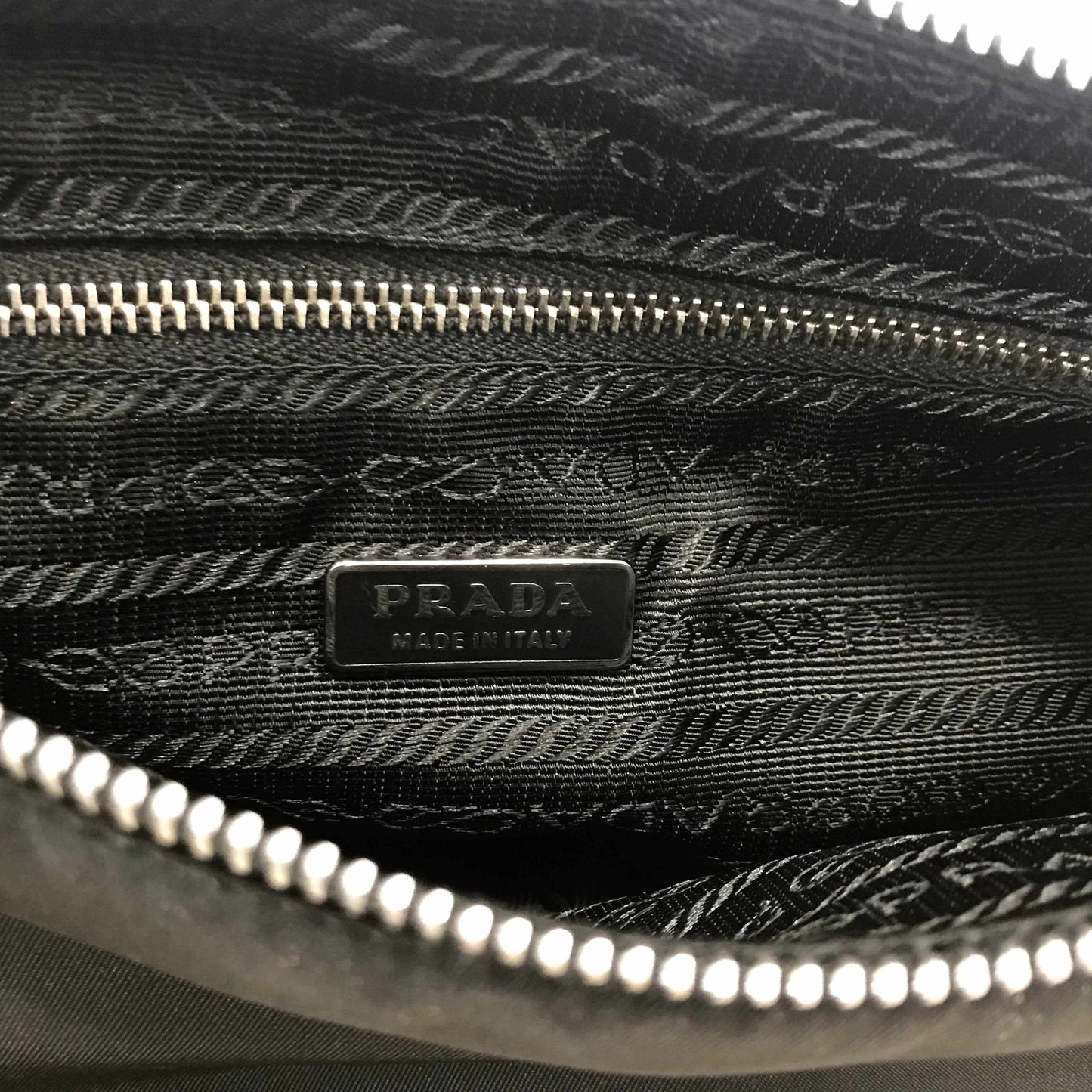 Prada Two-Tone Tessuto Pochette