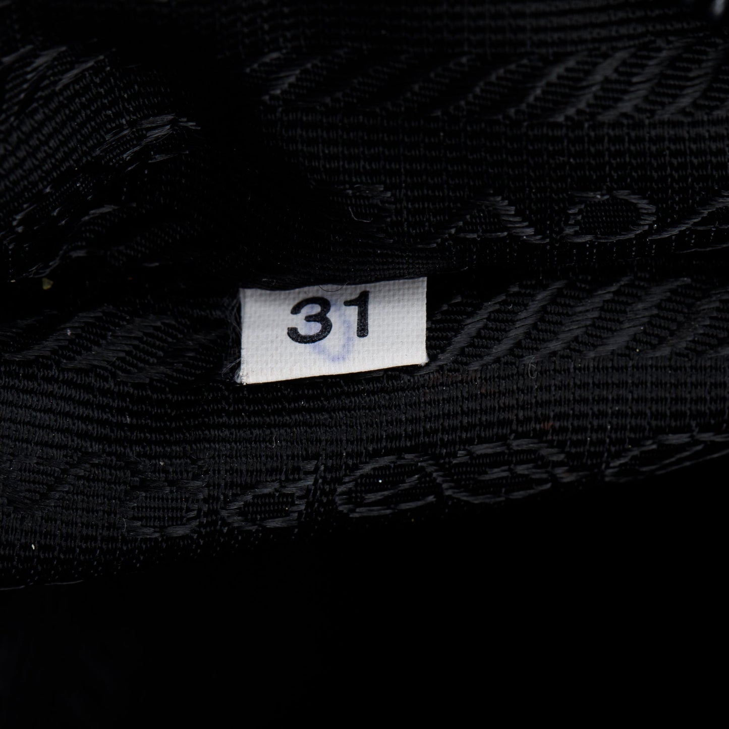 Prada Vintage Black Leather-Trimmed Tessuto Nylon Shoulder Bag