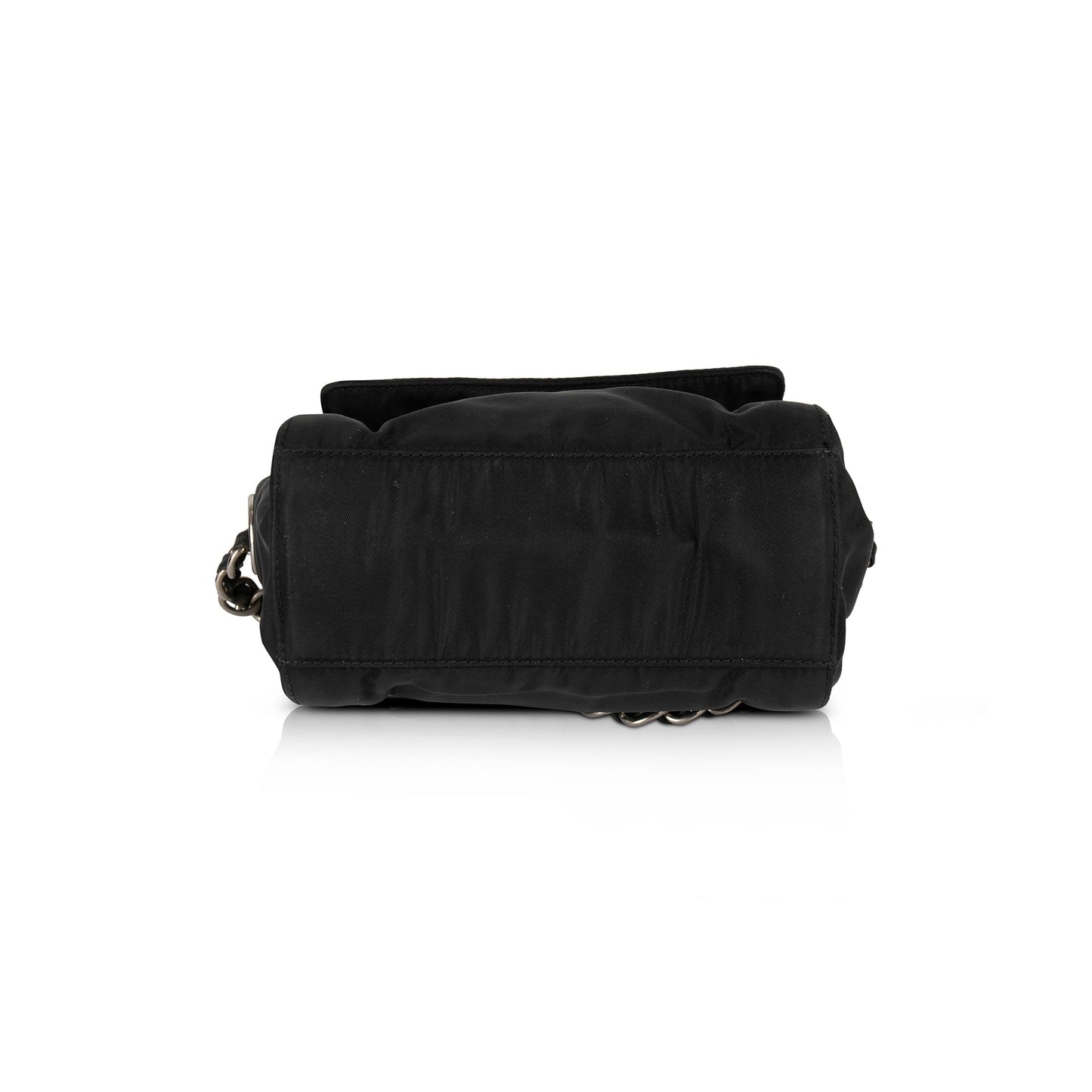 Prada Vintage Tessuto Nylon Chain Crossbody Bag