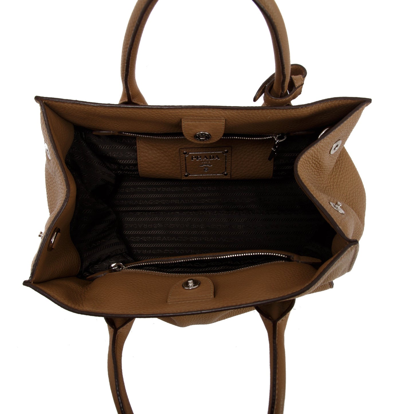 Prada Vitello Daino Convertible Tote