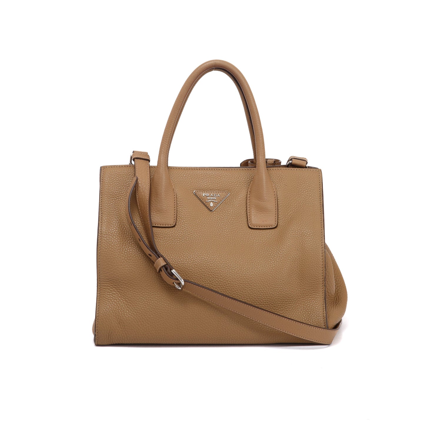 Prada Vitello Daino Convertible Tote
