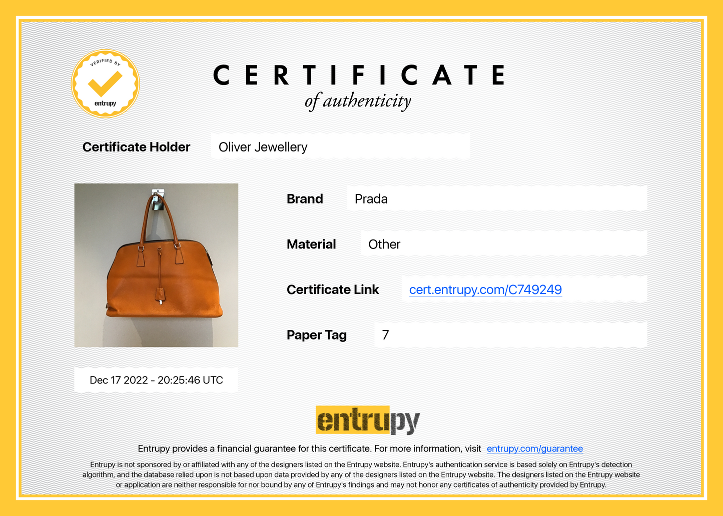 Prada Vitello Daino Dome Shoulder Bag