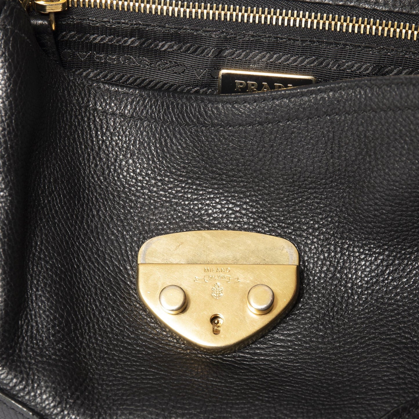 Prada Vitello Daino Easy Shoulder Bag