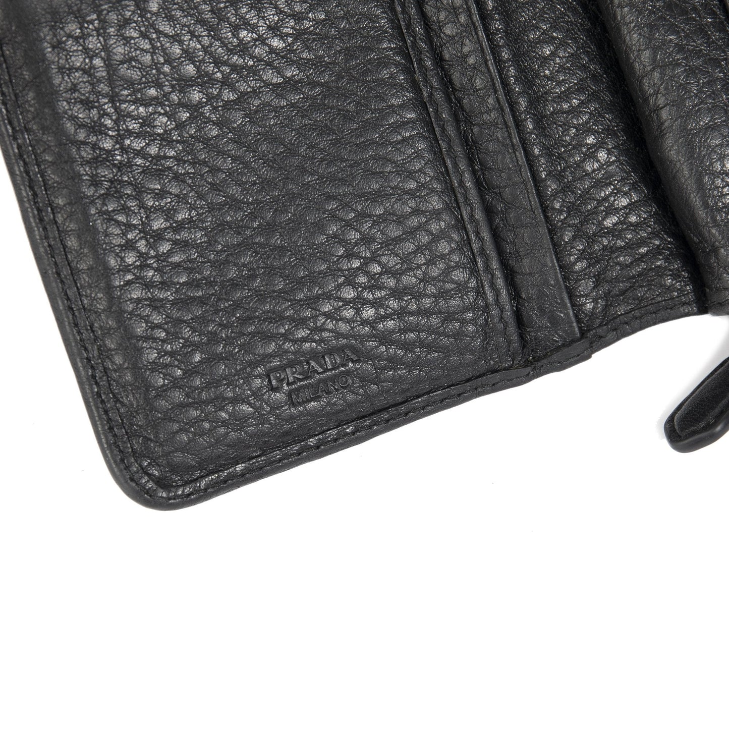 Prada Vitello Daino French Wallet