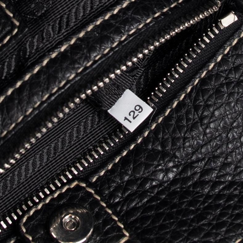 Prada Vitello Daino Rope Knot Hobo