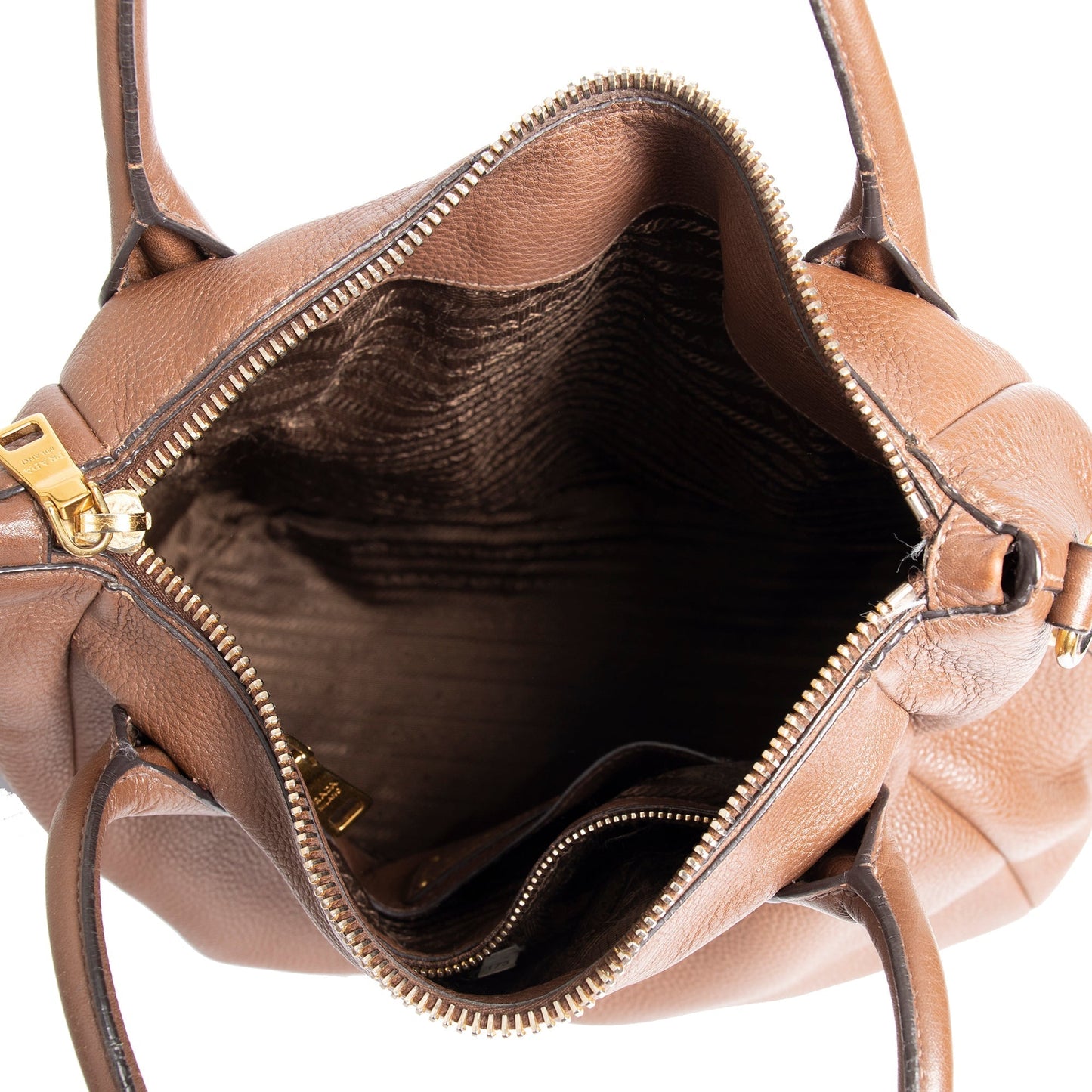 Prada Vitello Daino Sacca 2 Manici Convertible Tote
