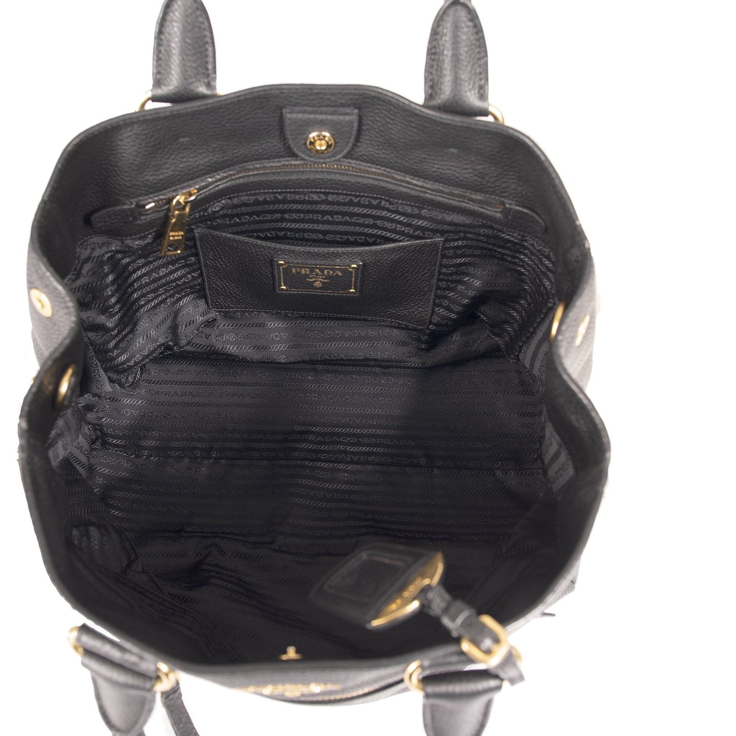 Prada Vitello Daino Shopping Tote