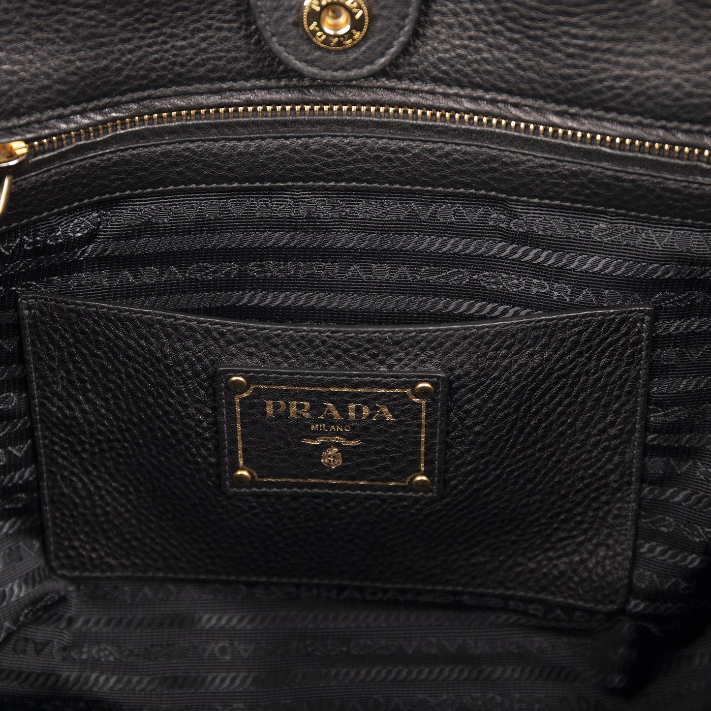 Prada Vitello Daino Shopping Tote