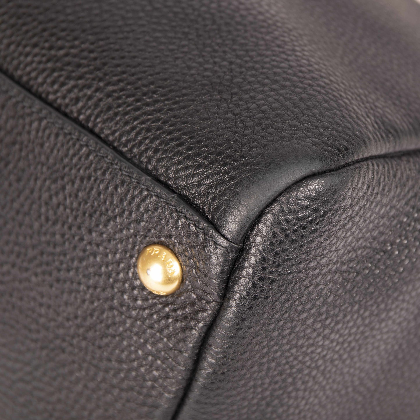 Prada Vitello Daino Shopping Tote