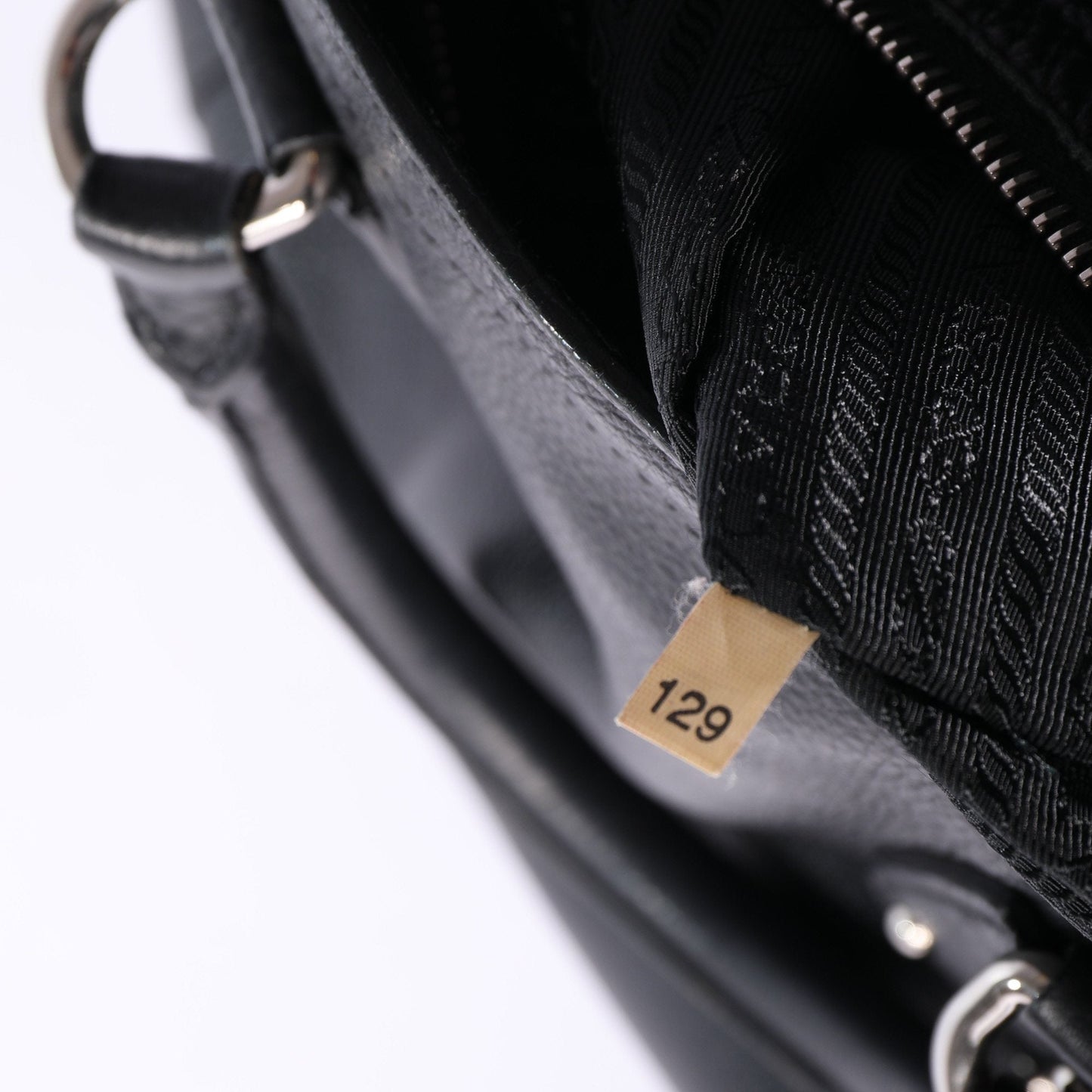Prada Vitello Daino Side Pocket Tote