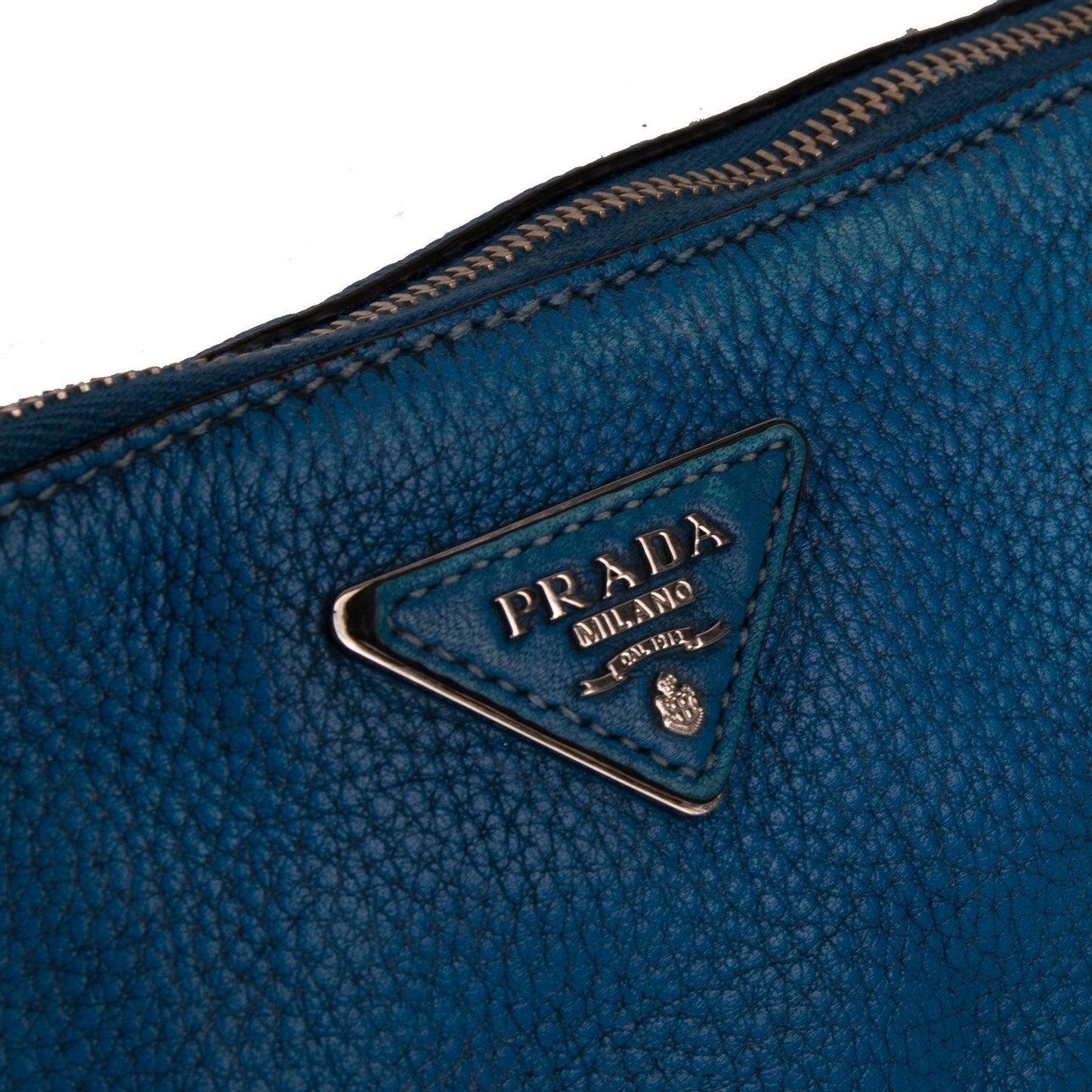 Prada Vitello Daino Zip Crossbody Bag