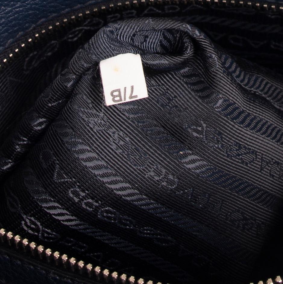 Prada Vitello Daino Zip Crossbody Bag