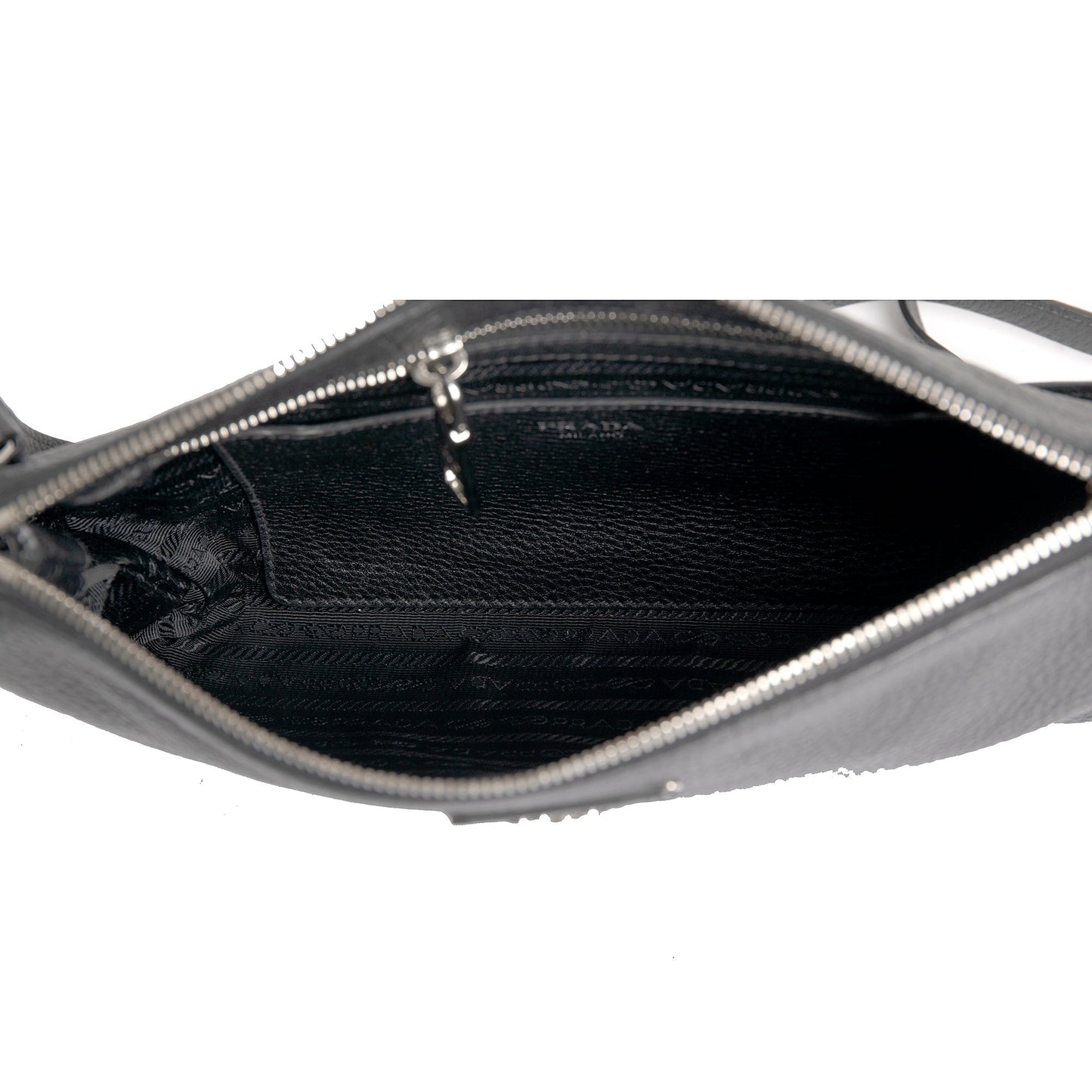 Prada Vitello Daino Zip Crossbody Bag