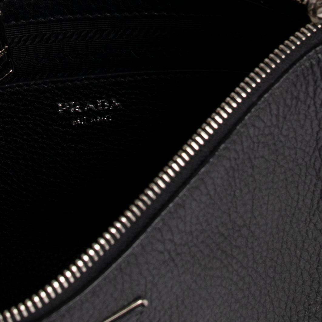 Prada Vitello Daino Zip Crossbody Bag