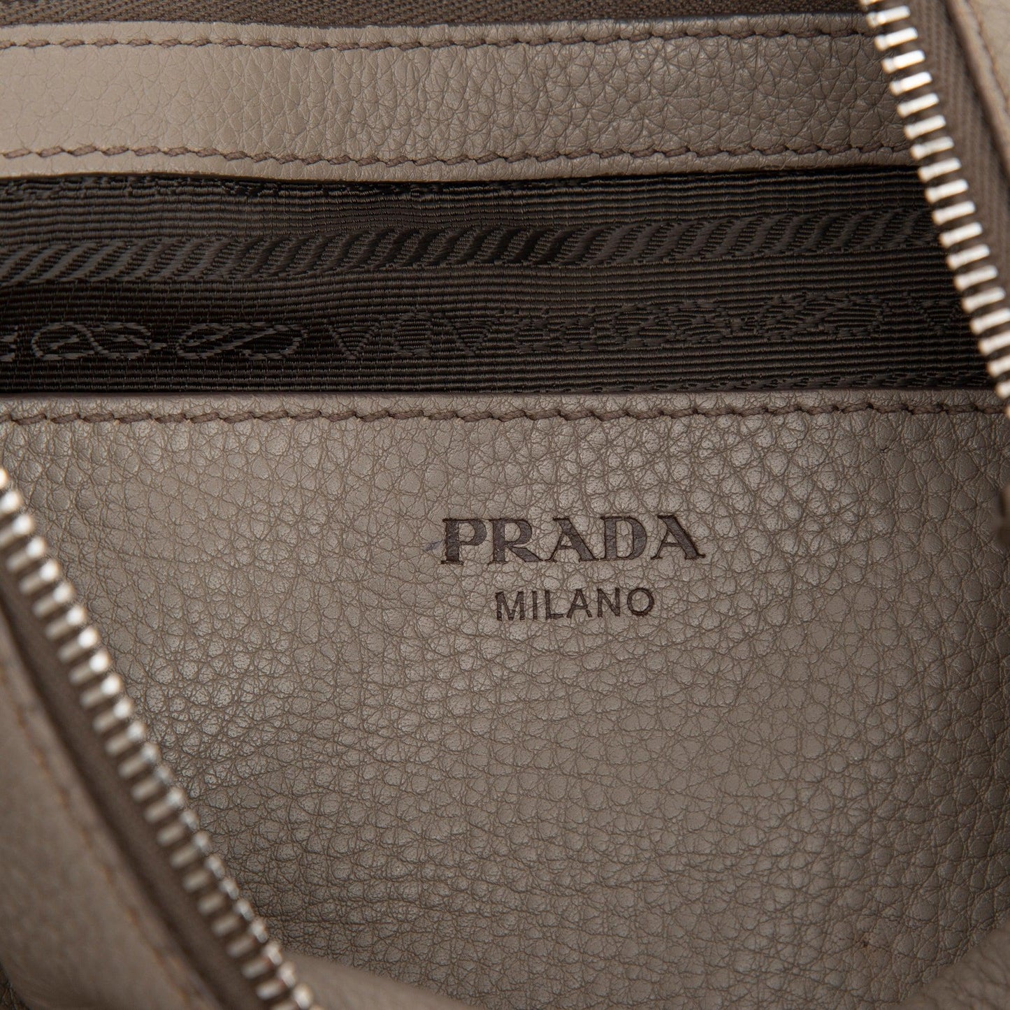 Prada Vitello Daino Zip Crossbody Bag