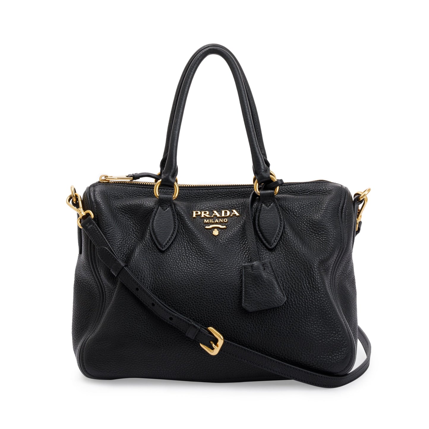 Prada Vitello Phenix Bauletto Bag