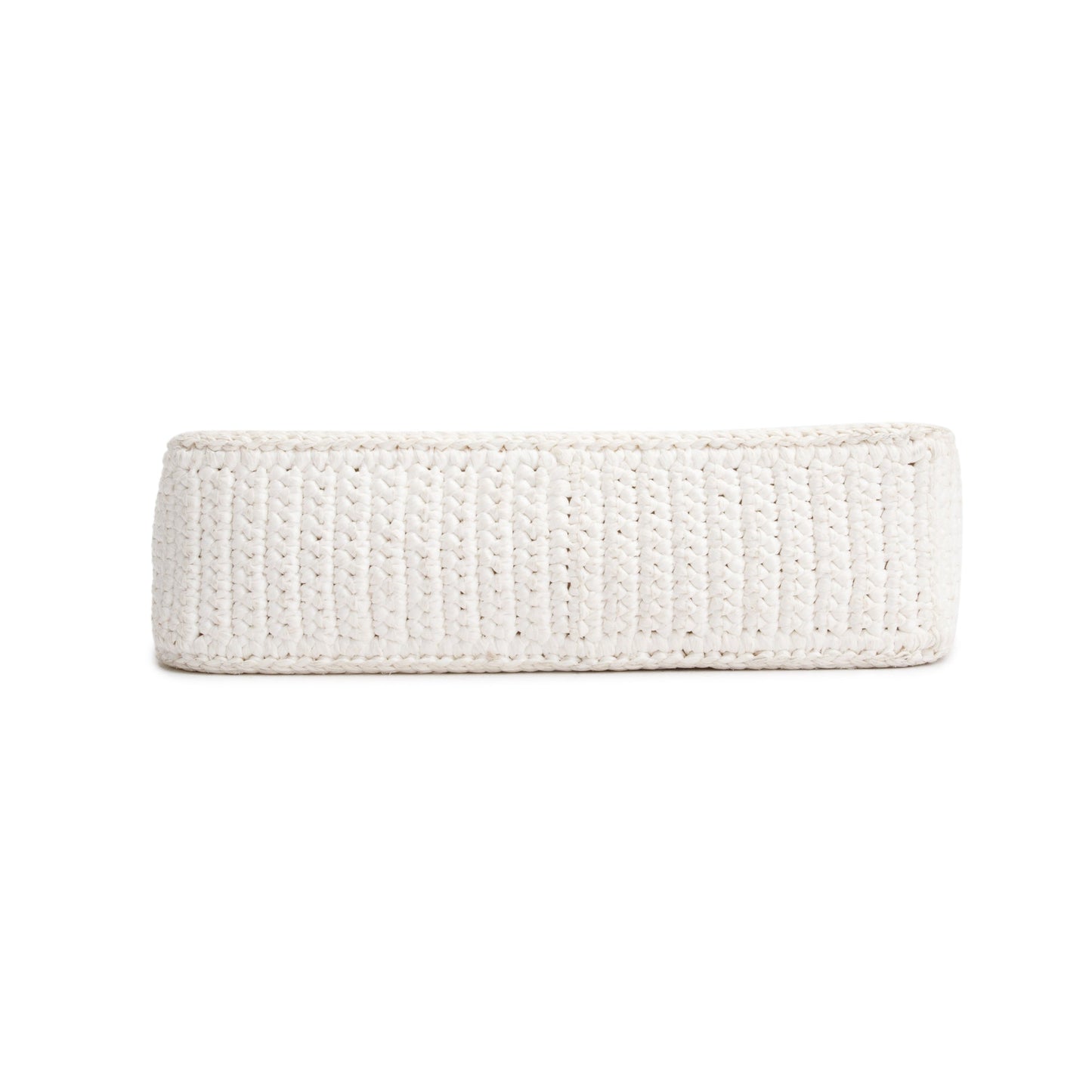 Prada White Re-Edition 2005 Crochet Shoulder Bag