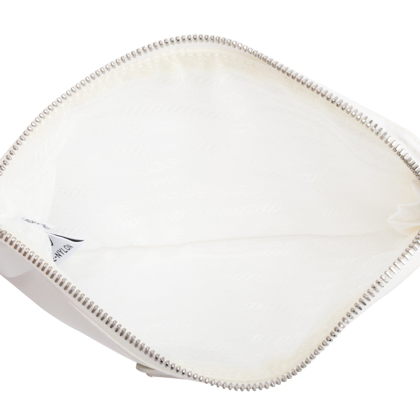 Prada White Re-Nylon Saffiano Medium Backpack