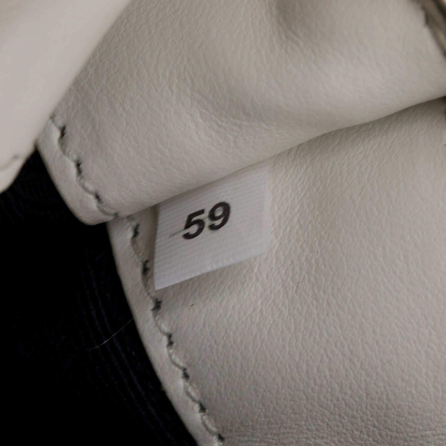 Prada White Soft Calf Impunture Diagramme Tote