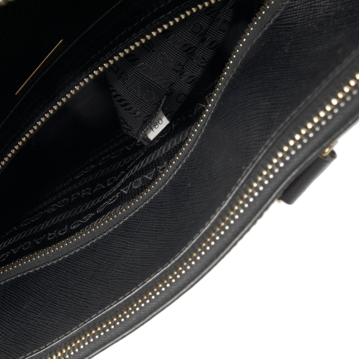 Prada XL Saffiano Lux Double Zip Tote
