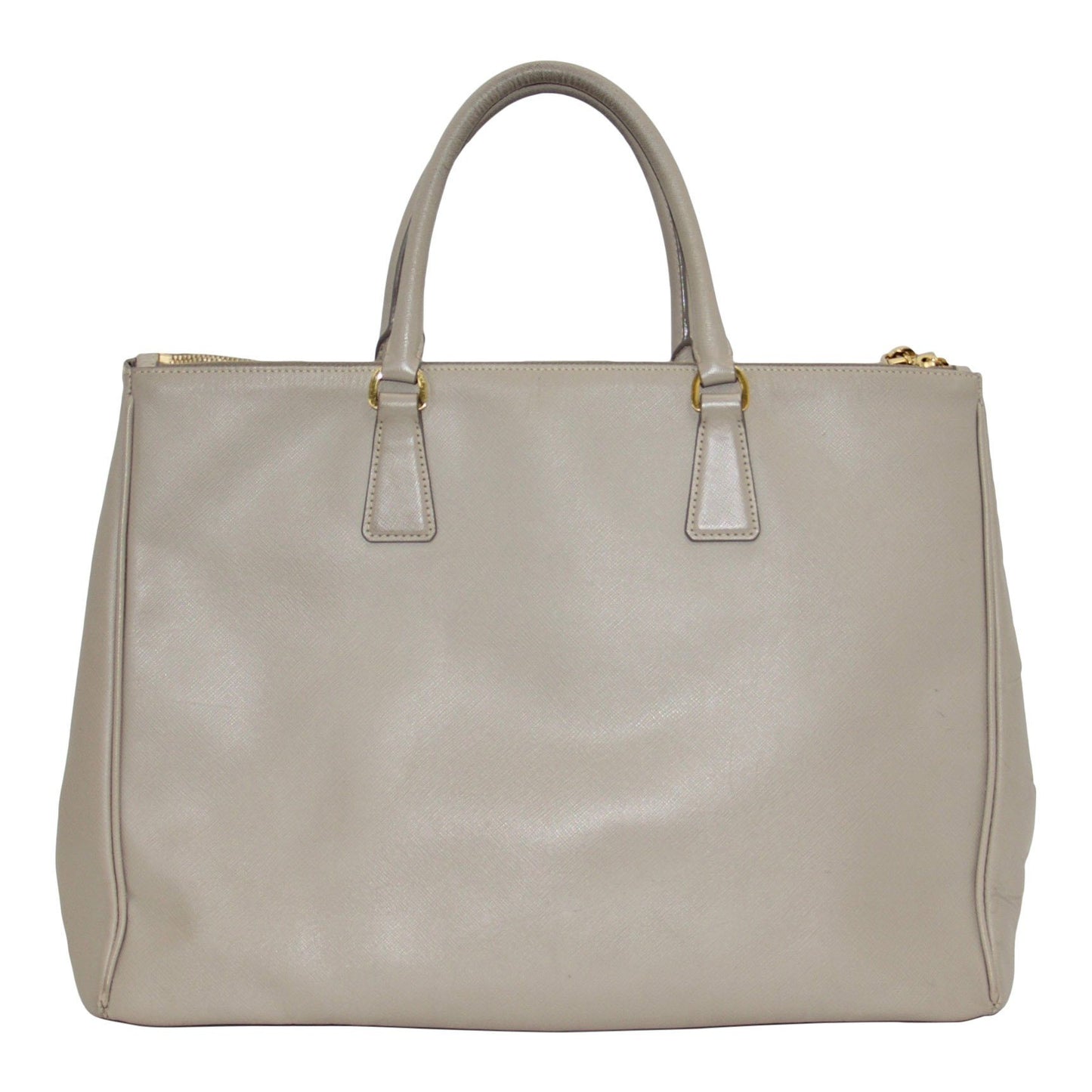 Prada XL Saffiano Lux Double Zip Tote
