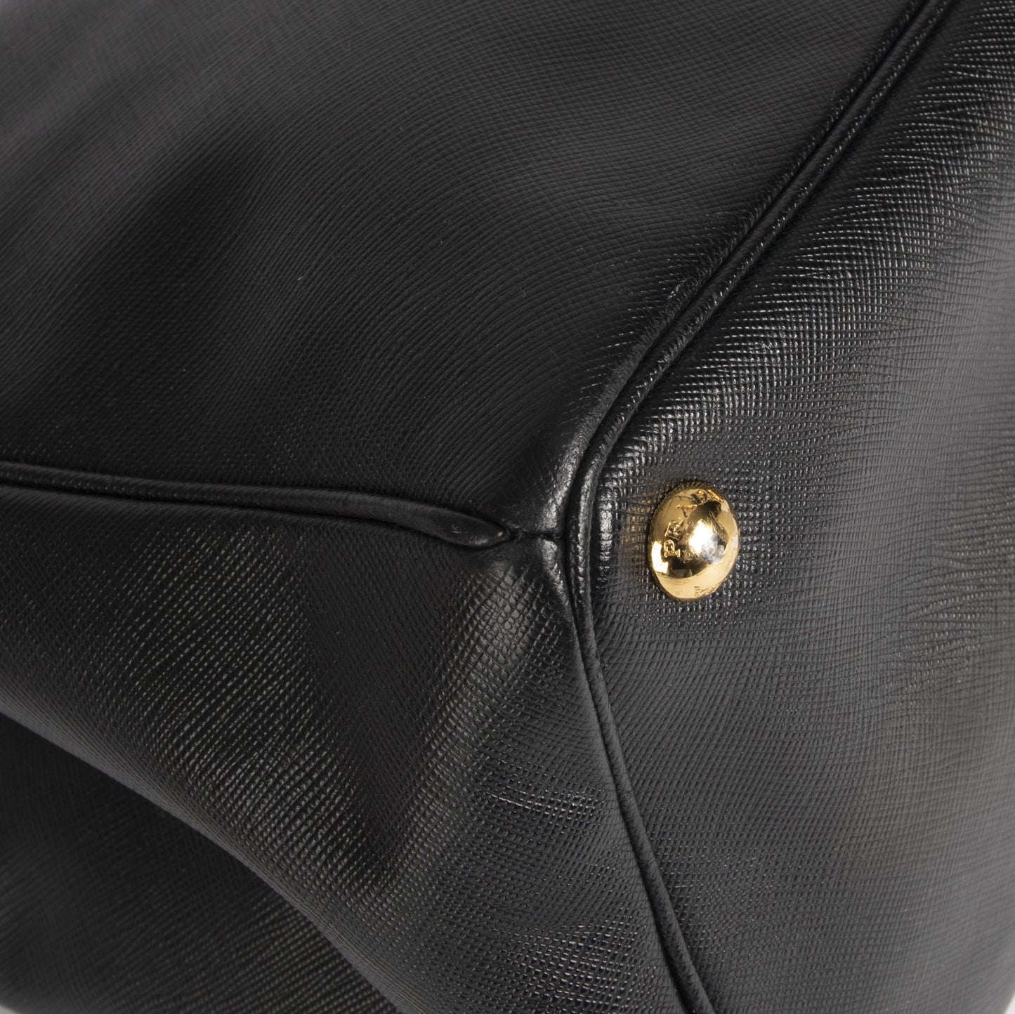 Prada XL Saffiano Lux Double Zip Tote