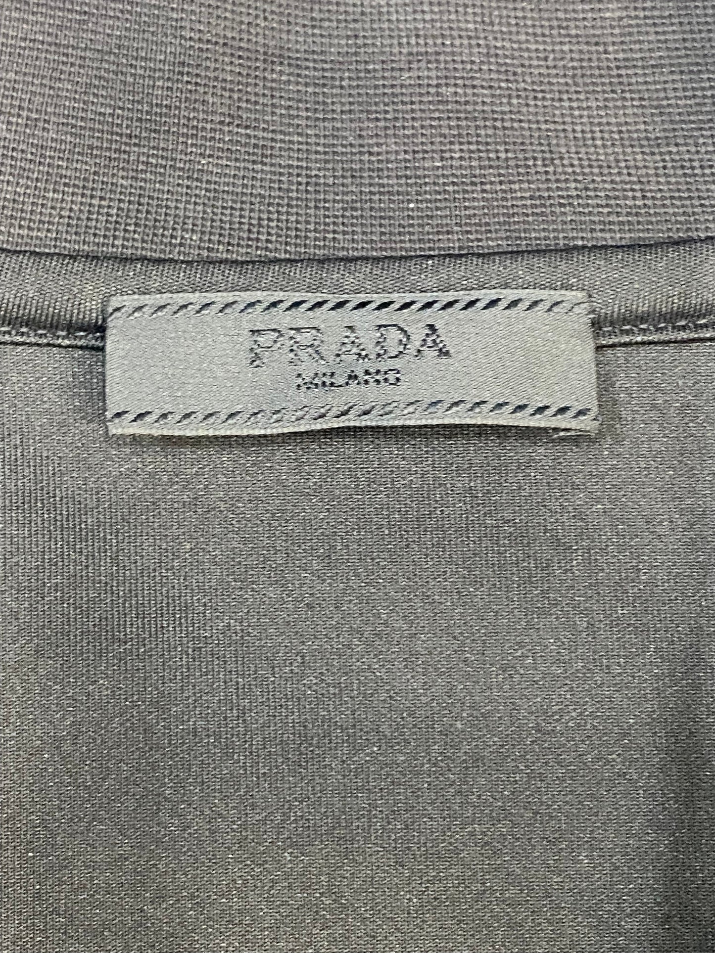 PRADA LINEA ROSSA LOGO ZIP TRACK JACKET