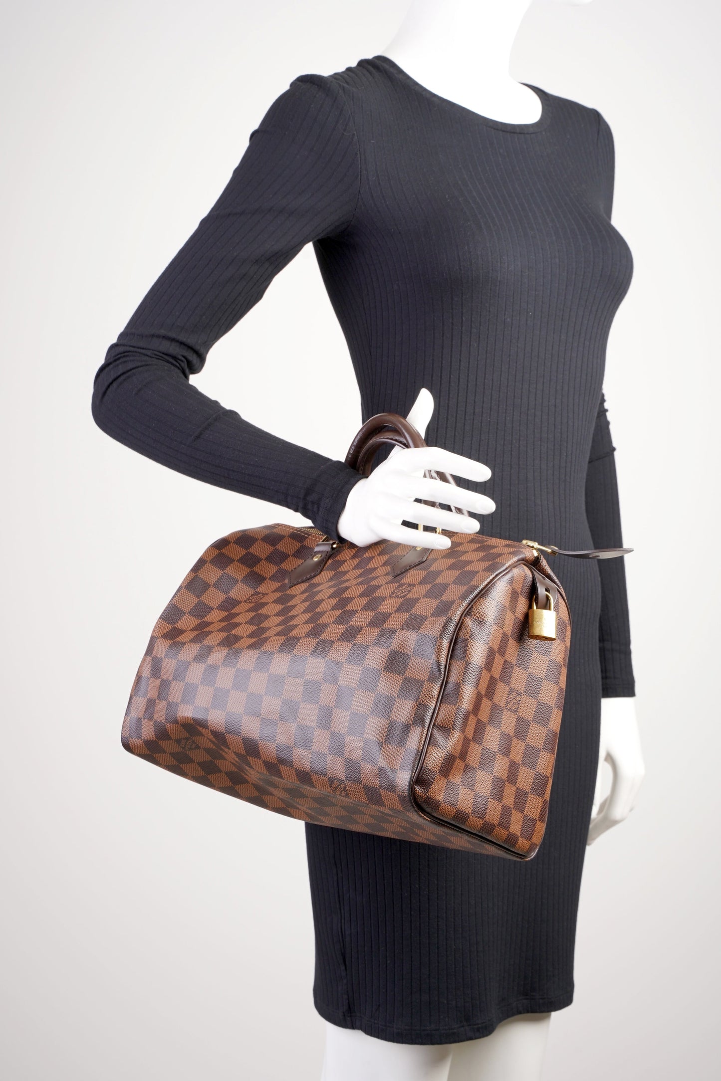 Louis Vuitton Speedy Damier Ebene Coated Canvas 30