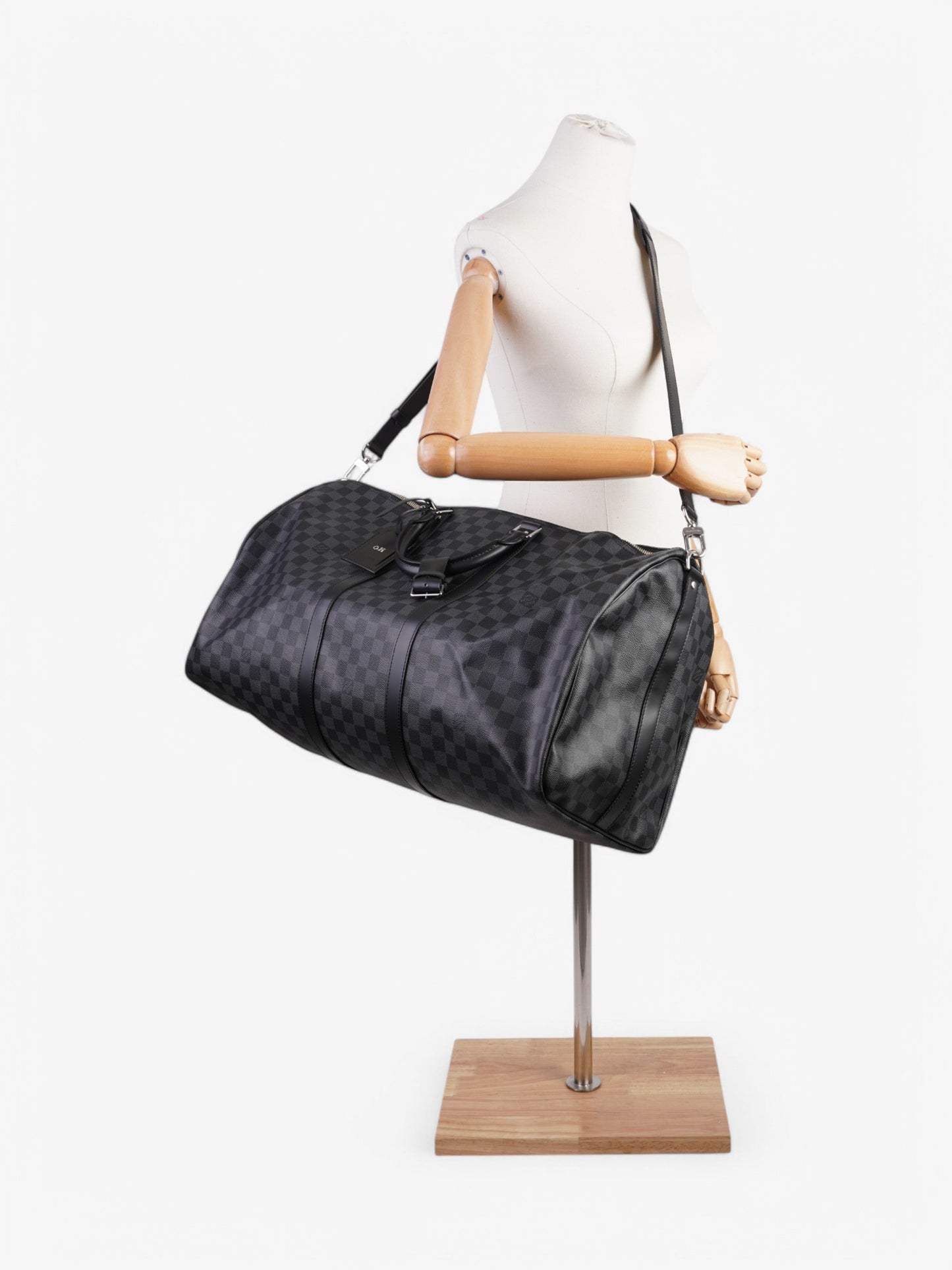 Louis Vuitton Keepall Bandouliere Damier Graphite Coated Canvas 55