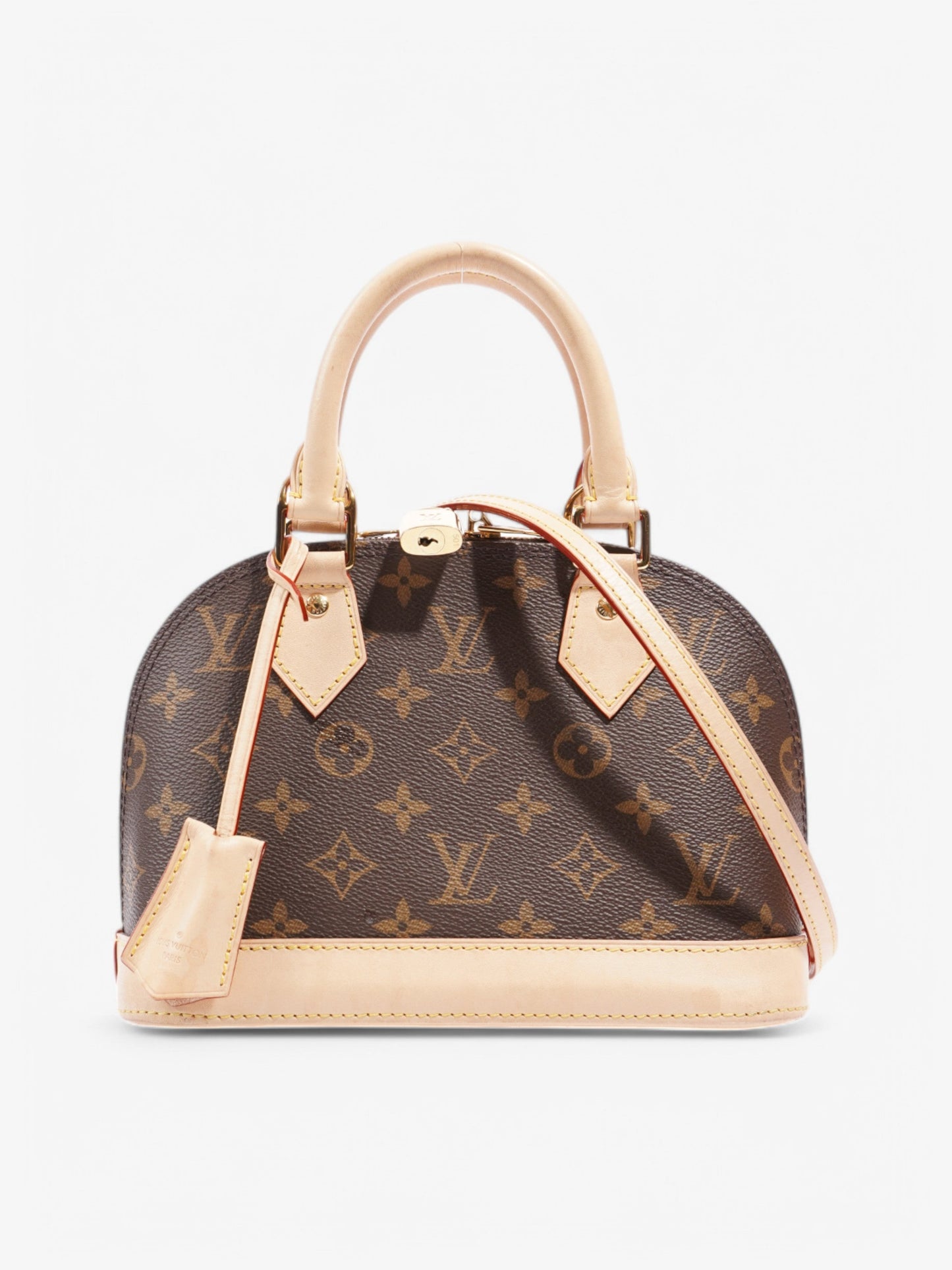 Louis Vuitton Alma Monogram / Beige  Coated Canvas BB