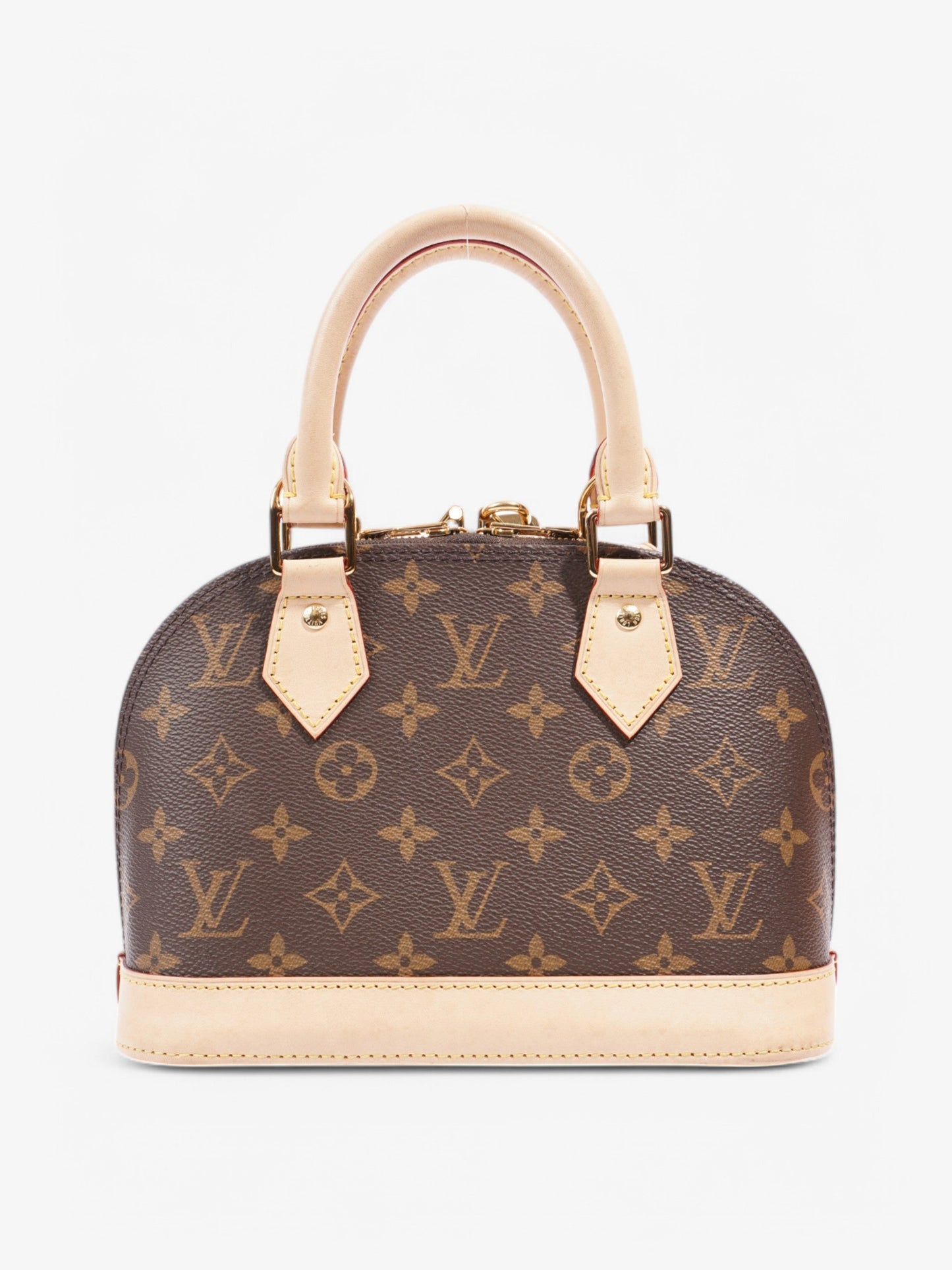 Louis Vuitton Alma Monogram / Beige  Coated Canvas BB