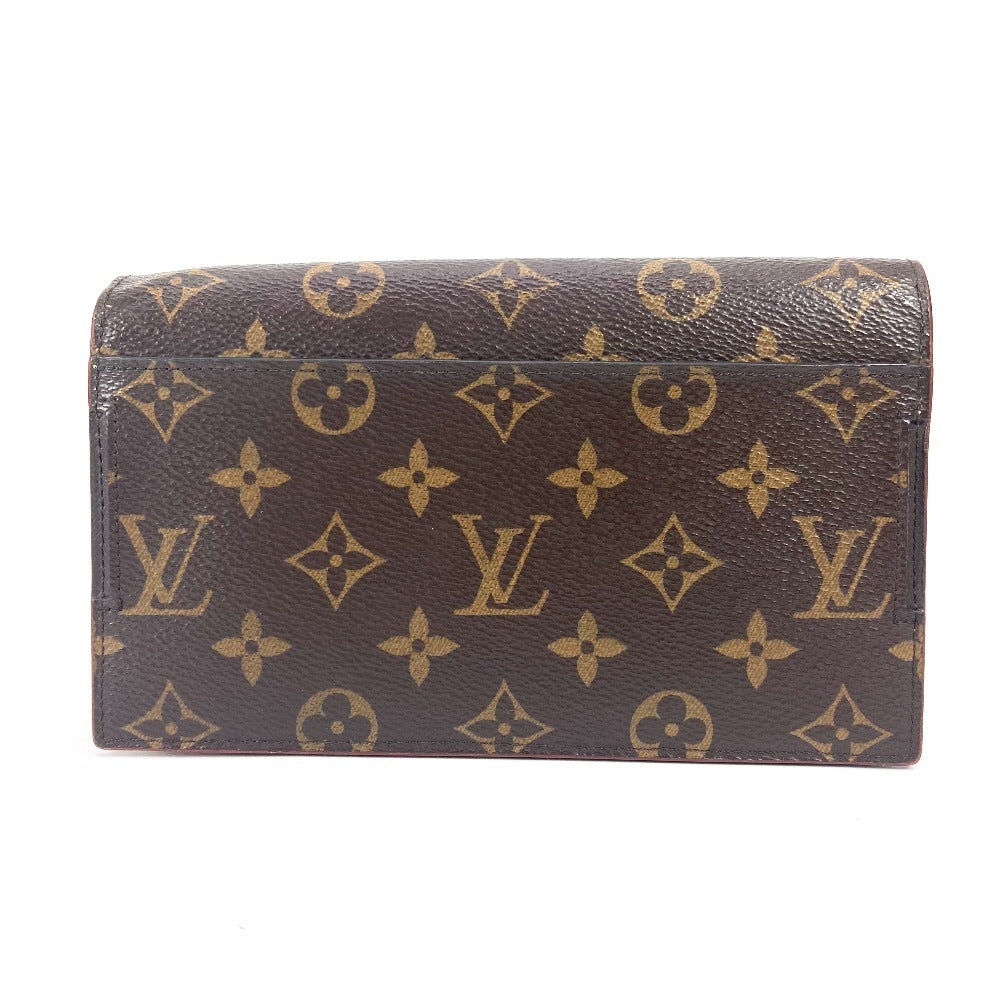 LOUIS VUITTON Clutch bag M68550 Monogram canvas Brown Monogram S Lock Belt Pouch GM unisex(Unisex)