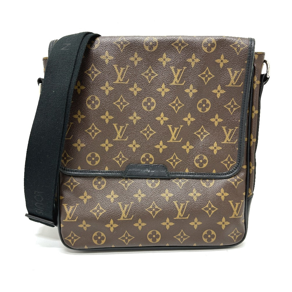 LOUIS VUITTON Shoulder Bag M56715 Monogram macacer canvas Brown Monogram macacer Bus MM mens