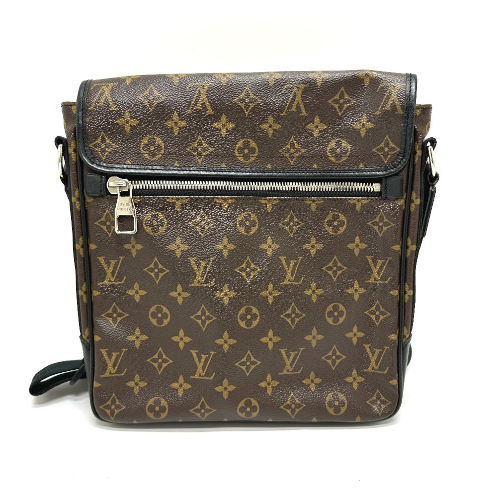 LOUIS VUITTON Shoulder Bag M56715 Monogram macacer canvas Brown Monogram macacer Bus MM mens