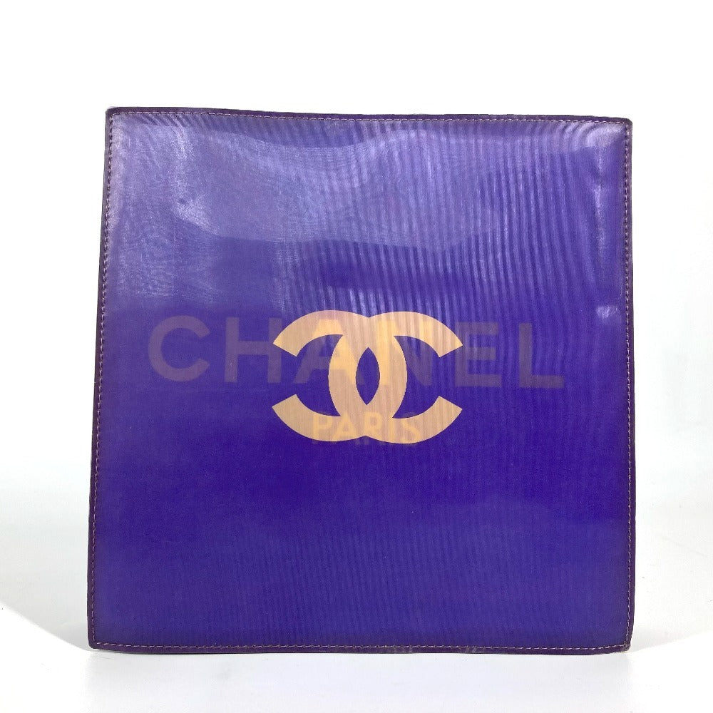 CHANEL Shoulder Bag PVC / Leather purple hologram CC COCO Mark Women