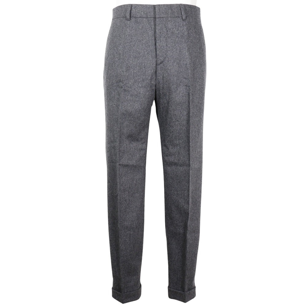 HERMES Pants wool gray mens 42