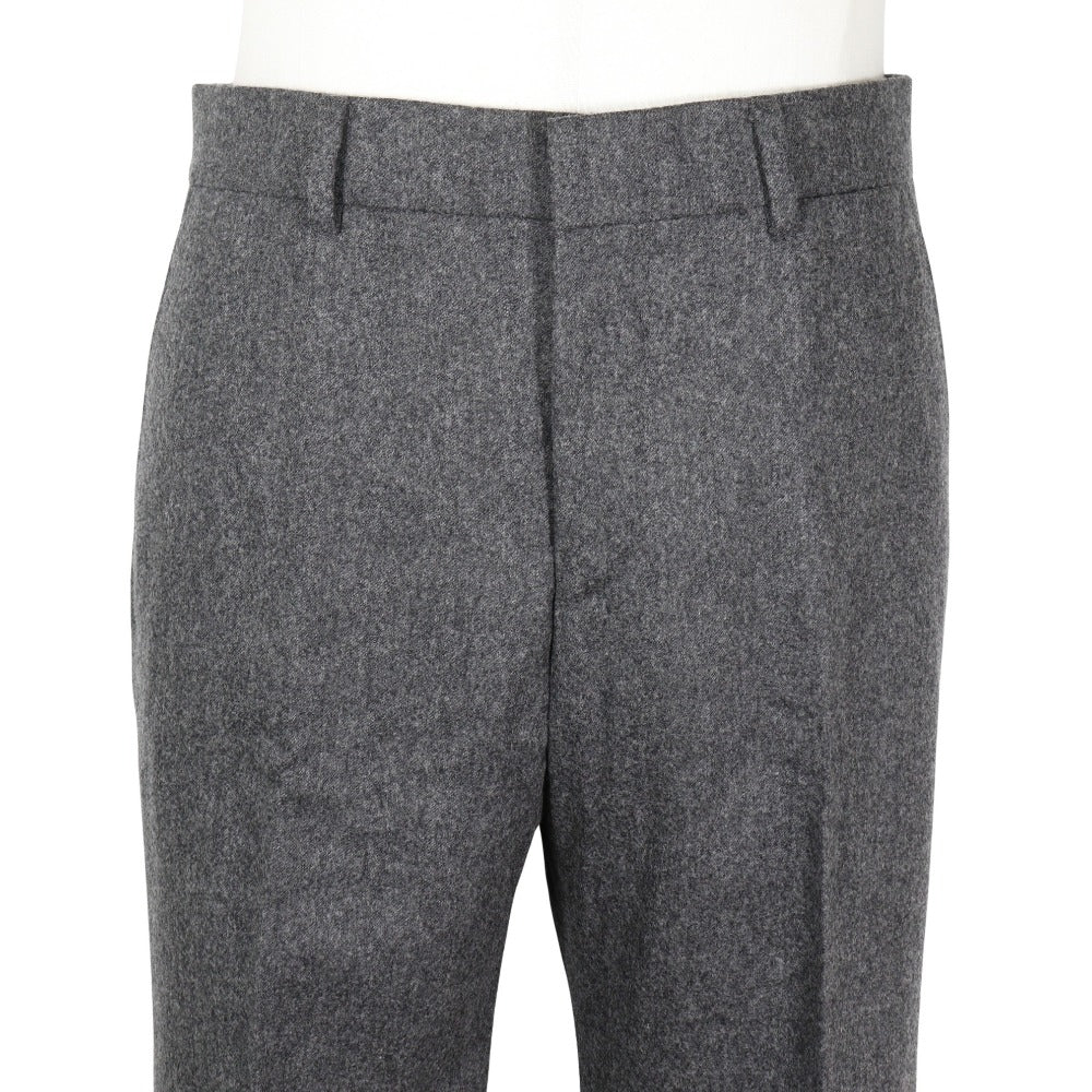 HERMES Pants wool gray mens 42