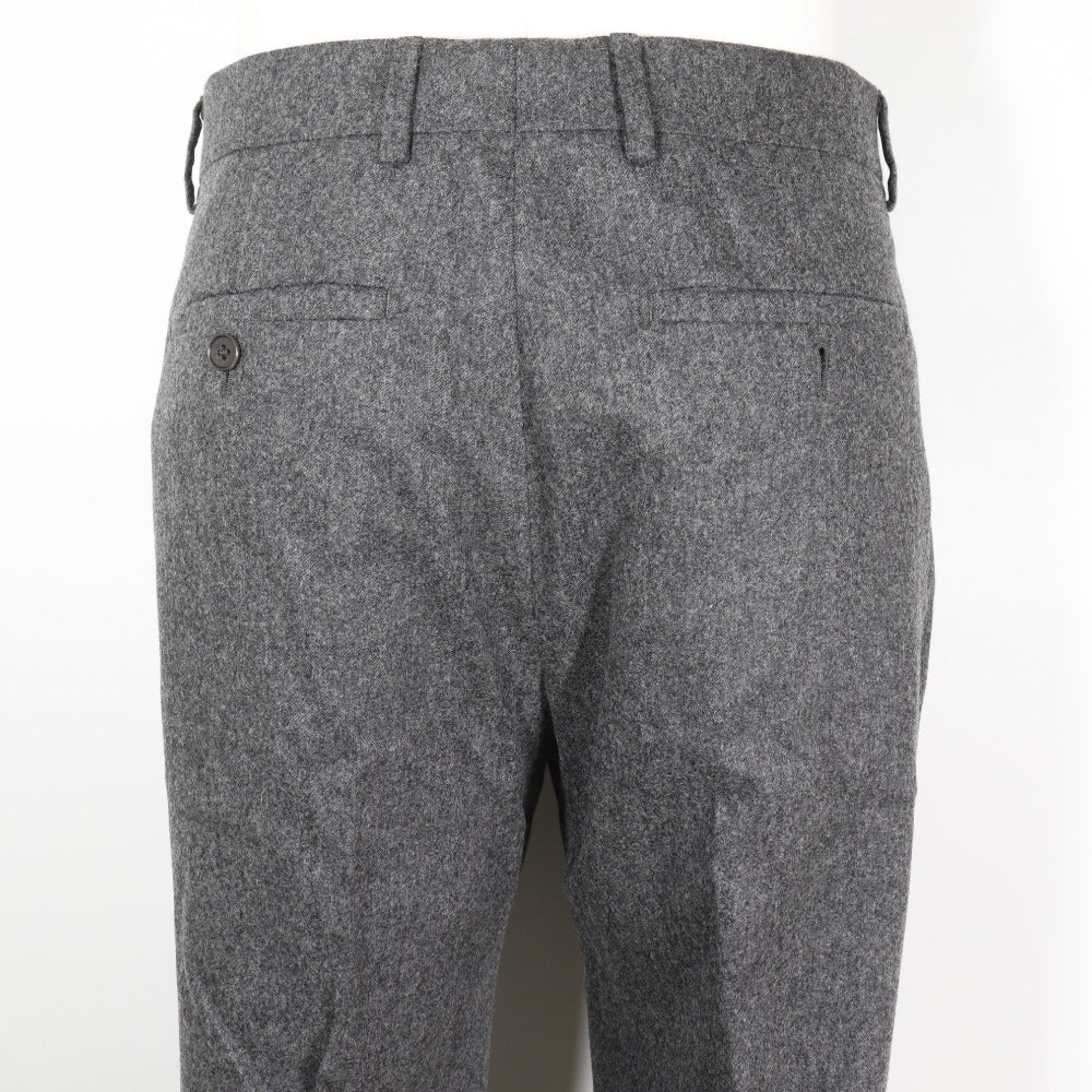 HERMES Pants wool gray mens 42