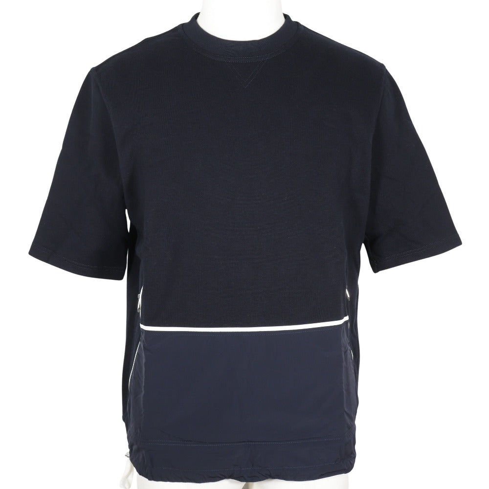 HERMES sweat cotton black Short sleeve mens S