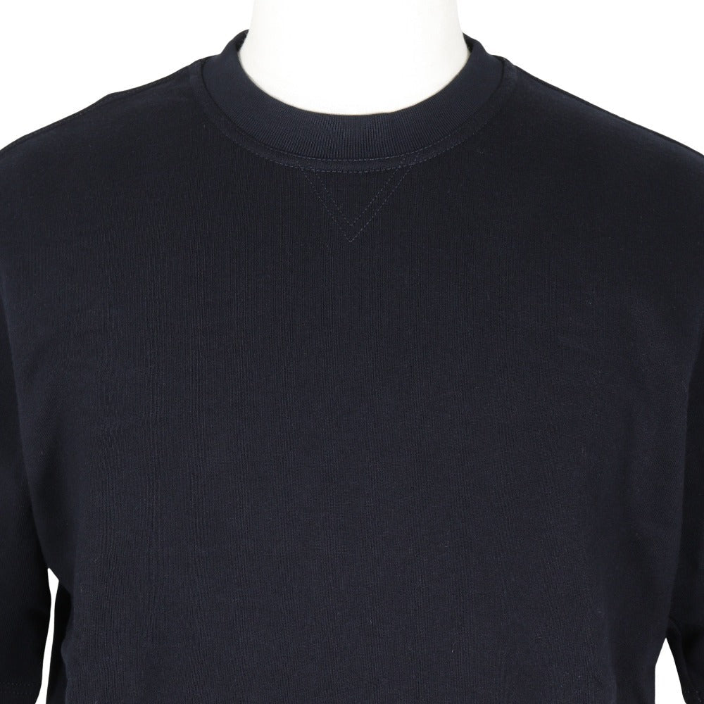 HERMES sweat cotton black Short sleeve mens S