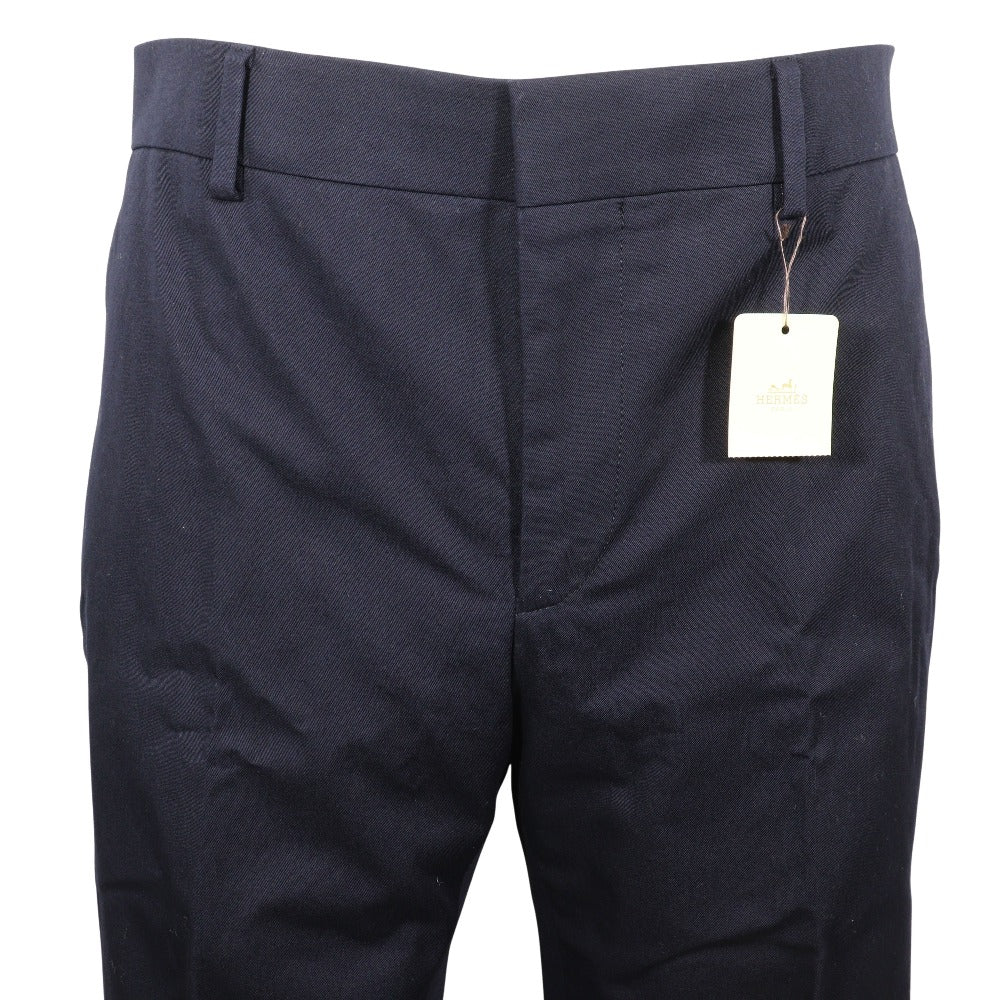 HERMES Pants H835210H40142 cotton Navy blue mens 42