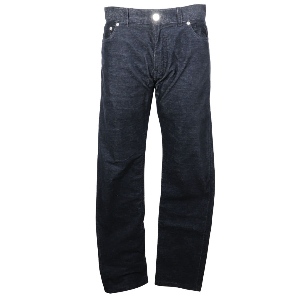 LOUIS VUITTON Pants Cotton, Polyester dark blue Corduroy Circle LV mens 32