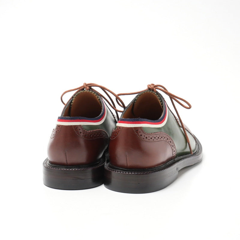 GUCCI Other shoes 496259 leather Green / brown mens 5